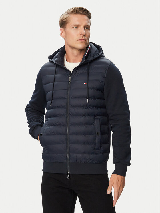 Tommy Hilfiger Kurtka puchowa MW0MW45304 Niebieski Regular Fit