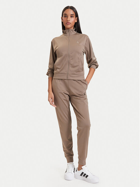 adidas Dres Essentials Feel KQ7579 Beżowy ciemny Regular Fit