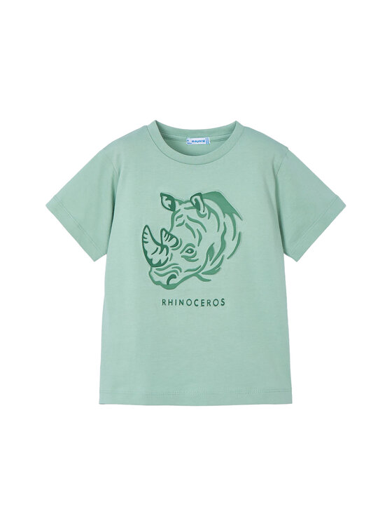 Mayoral T-Shirt 3042 Zielony Regular Fit