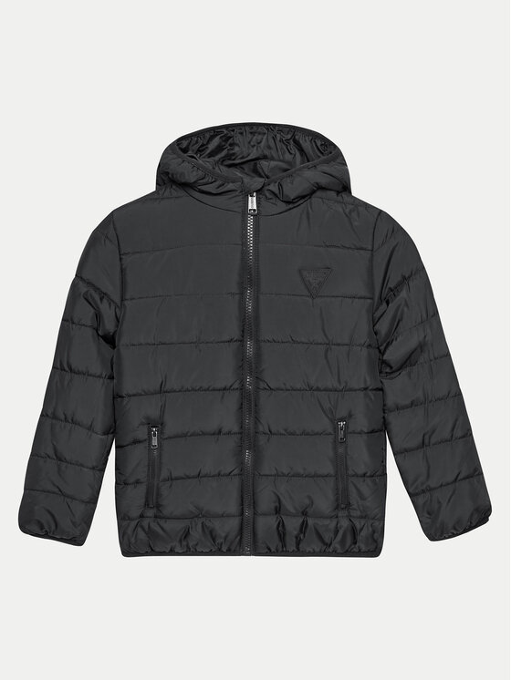 Guess Kurtka puchowa H4BJ10 WCFM0 Czarny Regular Fit