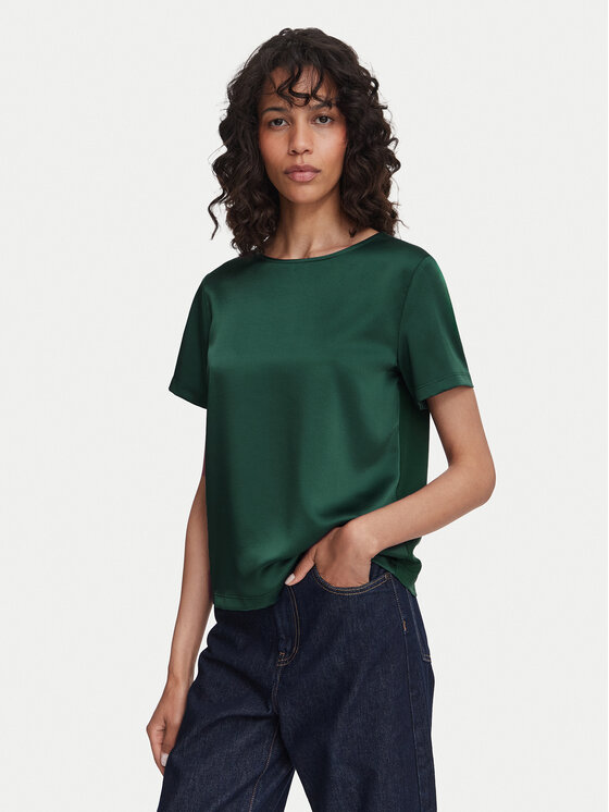Weekend Max Mara Bluzka Gilbert 2625946041 Zielony ciemny Regular Fit