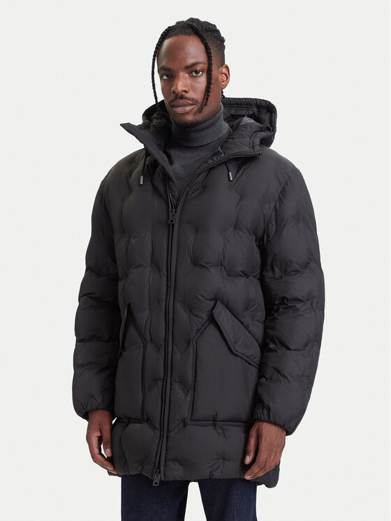 HUGO Kurtka zimowa 50567263 Czarny Regular Fit