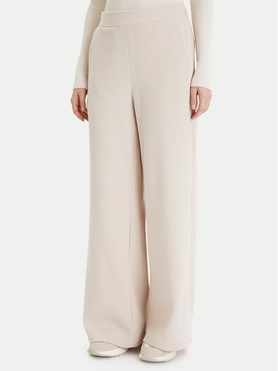 Vero Moda Spodnie dresowe Daisy 10338102 Beżowy Wide Leg