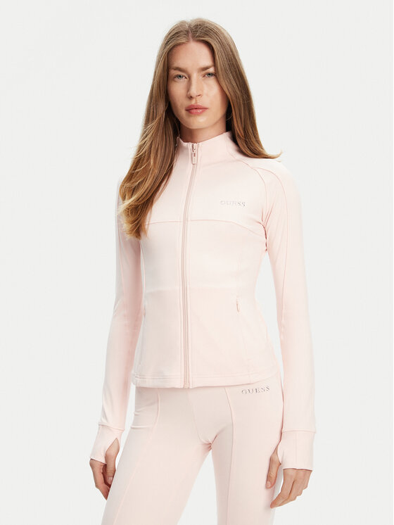 Guess Bluza V5RP17 KCD02 Różowy Regular Fit