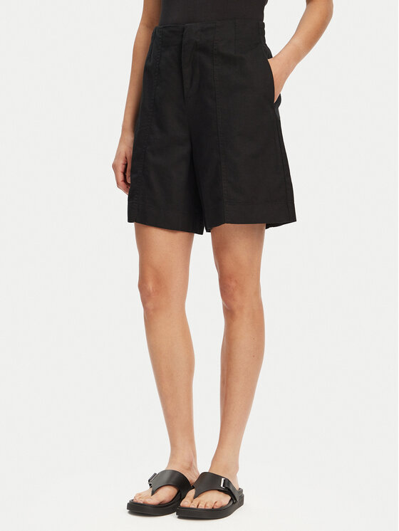 Calvin Klein Jeans Bermudy J20J225219 Czarny Relaxed Fit