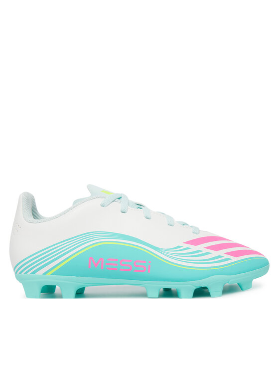 adidas Buty do piłki nożnej F50 Messi Club Firm Ground / Multi Ground JQ0950 Biały