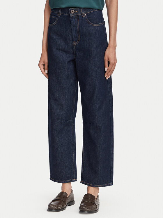 Weekend Max Mara Jeansy Caduca 2625186041 Granatowy Boyfriend Fit