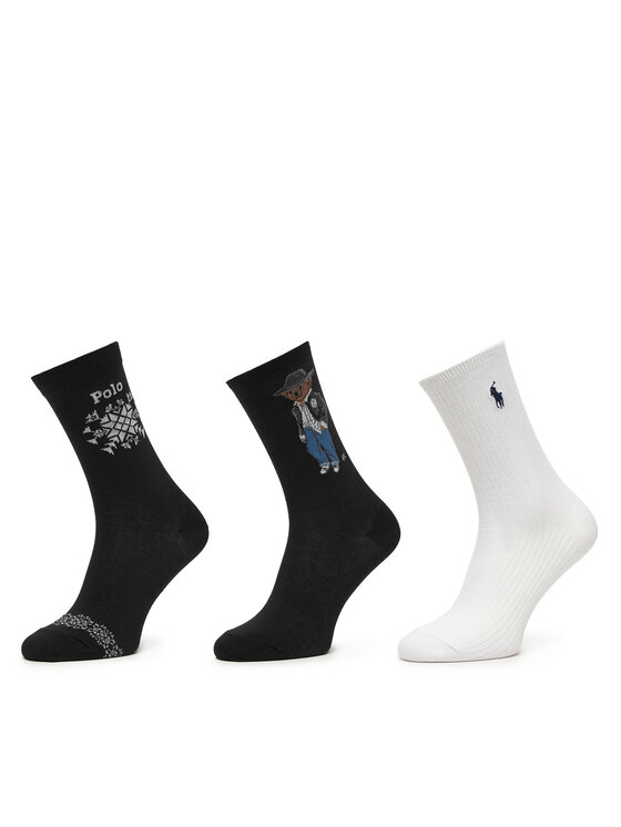 Polo Ralph Lauren Skarpety długie Bear Snowflake 455P18210001 Czarny