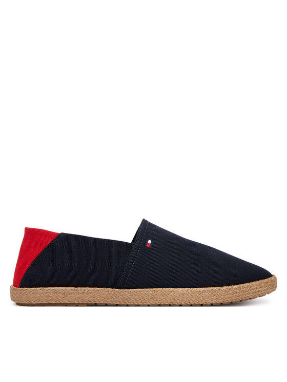 Tommy Hilfiger Espadryle Core Hilfiger Espadrille Textile FM0FM05792 Granatowy
