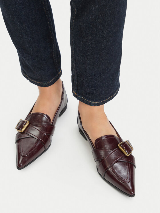 MEXX Półbuty EO-MI001202063W Bordowy