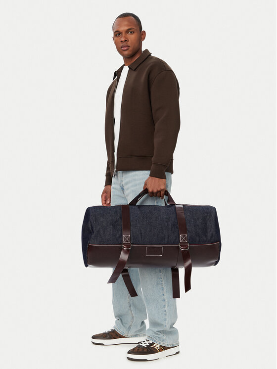 Guess Torba weekendowa Oslo Label TMOSDE P6335 Granatowy