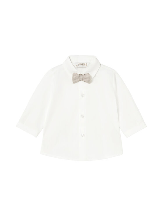 Mayoral Koszula 1101 Écru Regular Fit