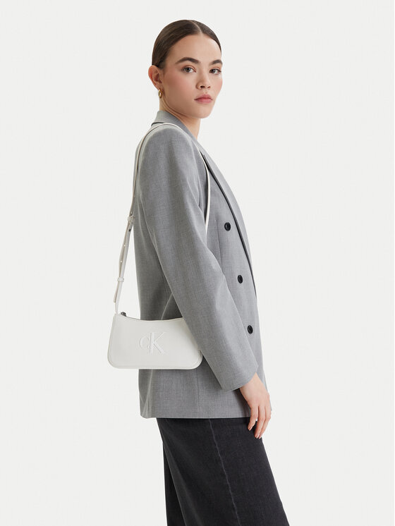 Calvin Klein Torebka Bold Ck Mini Bag LV04F1125G Biały