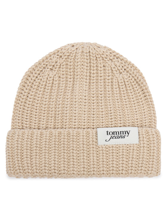 Tommy Hilfiger Czapka Script AW0AW18972 Kremowy