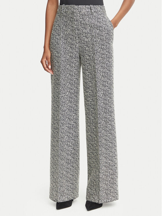 HUGO Spodnie materiałowe 50569834 Szary Regular Fit