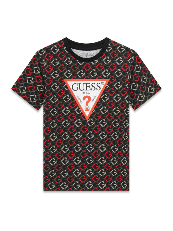 Guess T-Shirt L6RI03 K8HM4 Szary Regular Fit