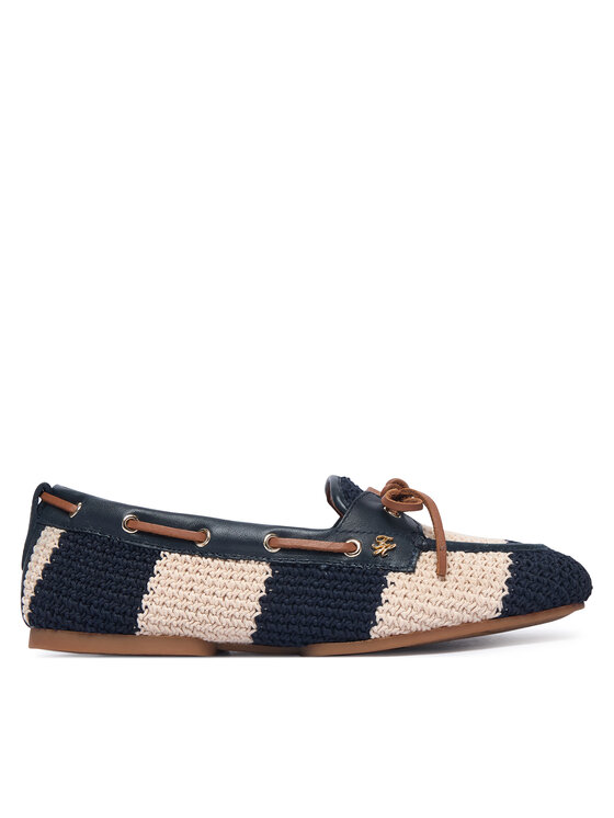 Tommy Hilfiger Mokasyny Th Flex FW0FW09506 Granatowy