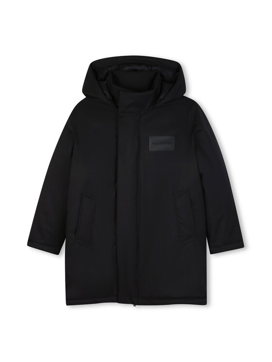 Karl Lagerfeld Kids Kurtka zimowa Z31394 D Czarny Regular Fit