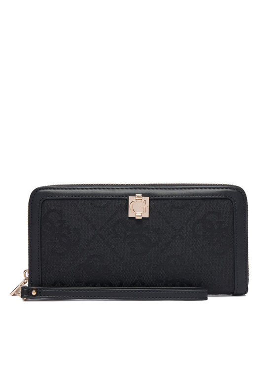 Guess Portfel Audrey Logo Slg SWJG97 55146 Czarny