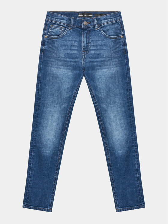 Guess Jeansy L3YA00 D52Z0 Niebieski Slim Fit