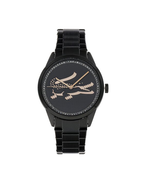 Lacoste Zegarek Ladycroc 2001192 Czarny