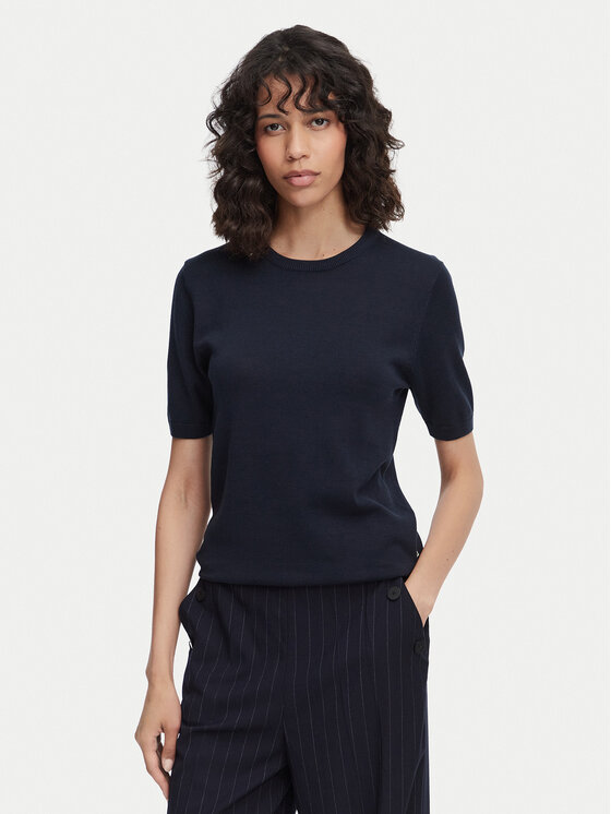 Beverly Hills Polo Club Bluzka P-SS26W-M6564-0298 Granatowy Regular Fit