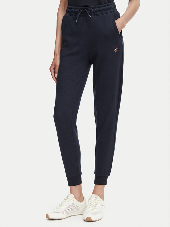 Beverly Hills Polo Club Spodnie dresowe P-SS26W-TF546550 Granatowy Regular Fit