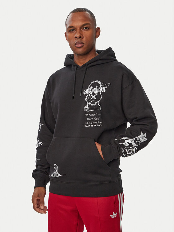 adidas Bluza Peter Moore Hoodie IA4504 Czarny Regular Fit