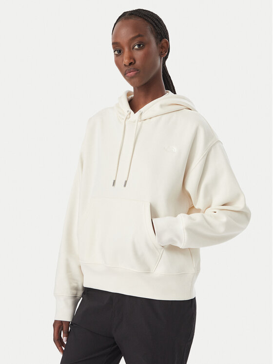 The North Face Bluza Tnf Essential Simple Dome Boxy Os NF0A8HBX3IE1 Kremowy Regular Fit