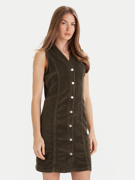Vero Moda Sukienka codzienna Eden 10333959 Zielony Regular Fit
