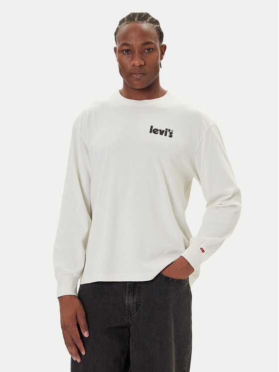 Levi's® Longsleeve Authentic 005N7-0000 Kremowy Regular Fit