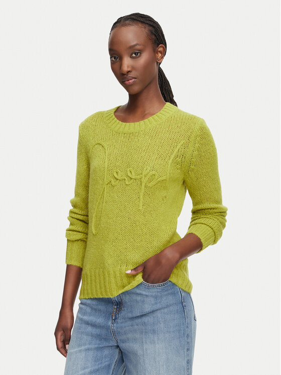 JOOP! Sweter 263Kn32Korin 30103314 Zielony Slim Fit