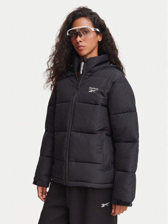Reebok Kurtka zimowa RCC00113 Czarny Regular Fit