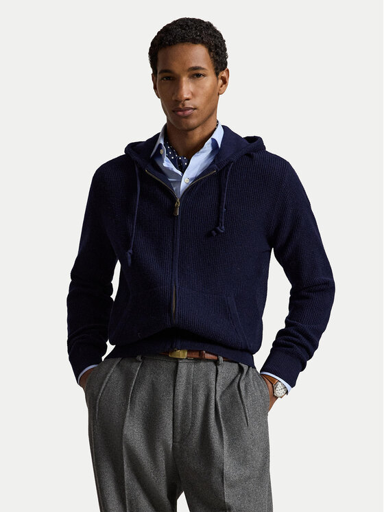 Polo Ralph Lauren Kardigan 710B26780001 Granatowy Regular Fit