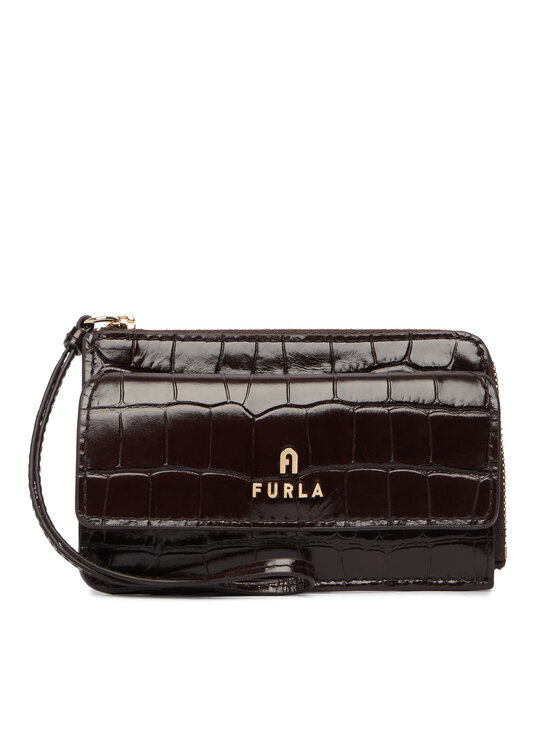 Furla Etui na karty kredytowe Camelia M Card Case WP00642 BX4255 2460S Brązowy ciemny