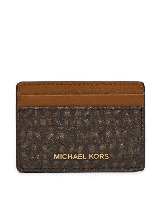 MICHAEL Michael Kors Etui na karty kredytowe 32F1GJ6D0B Brązowy