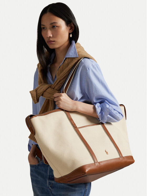 Polo Ralph Lauren Torebka 428973072001 Beżowy
