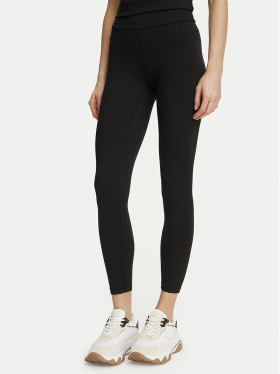 Guess Legginsy V6BB25 K6732 Czarny Regular Fit