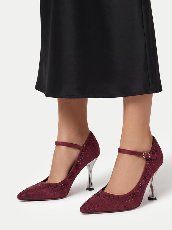Nine West Szpilki CEO-LP90858-296 Bordowy