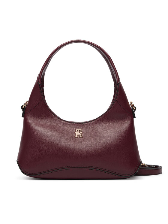 Tommy Hilfiger Torebka Th Everyday Mini Hobo AW0AW19185 Bordowy