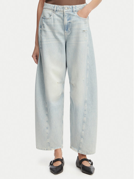 BOSS Jeansy 50558722 Niebieski jasny Balloon Fit
