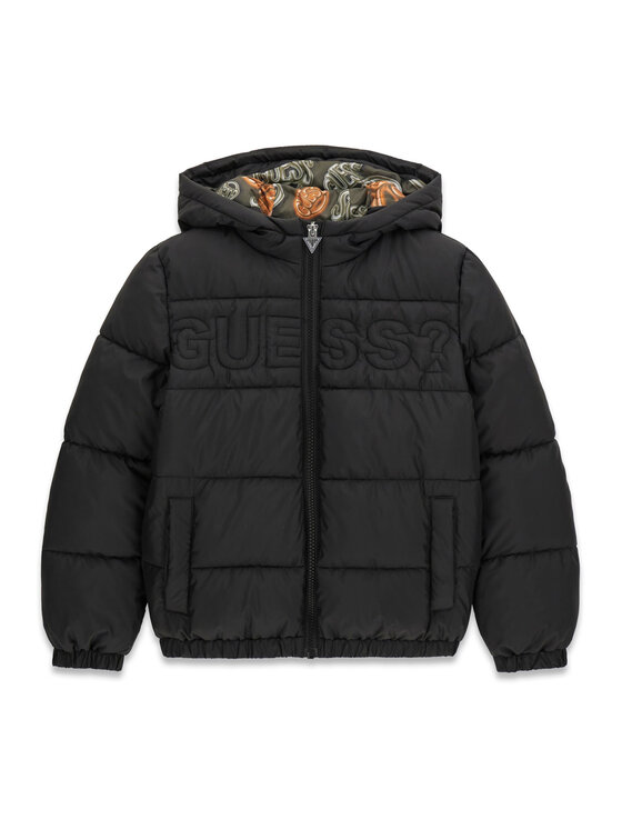 Guess Kurtka zimowa L6BL15 W4103 Czarny Regular Fit