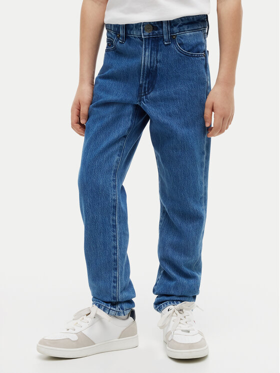 Tommy Hilfiger Jeansy KB0KB10467 Niebieski Straight Fit