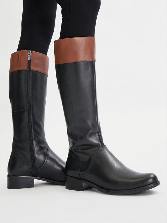 Caprice Oficerki 9-25511-41 Czarny