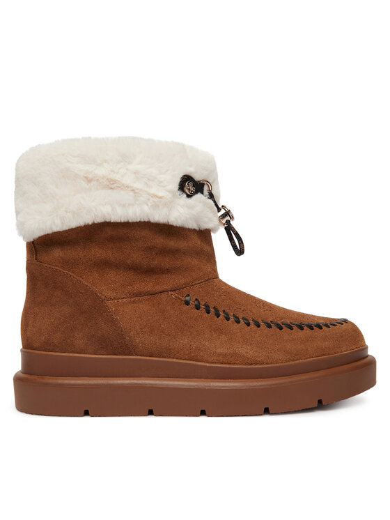 Guess Śniegowce FLFKEN LEA10 Brązowy jasny
