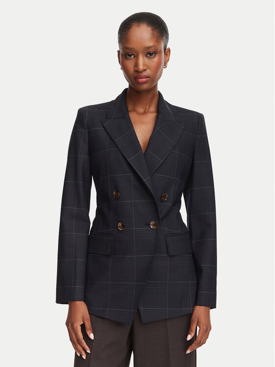 Marella Marynarka Laghi 2623046091 Granatowy Regular Fit