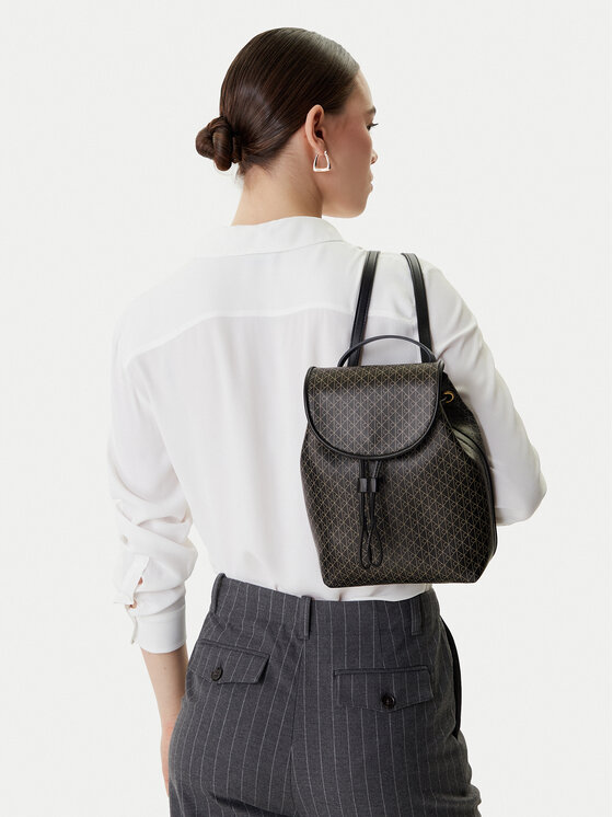 Calvin Klein Plecak Emblem Aop Mini Backpack LV04F3507G Czarny