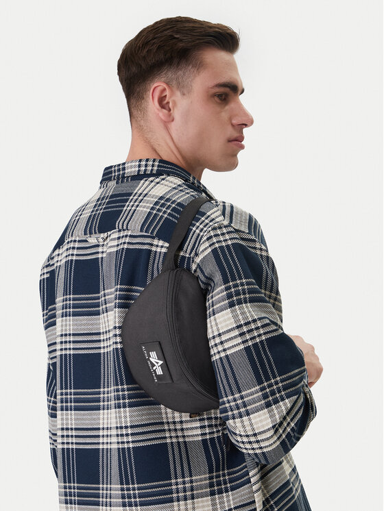 Alpha Industries Nerka Rubber Print Waistbag 198912 Czarny