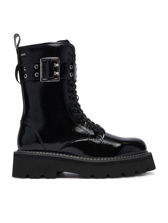 KARL LAGERFELD Trzewiki Kyla KL43475 Czarny