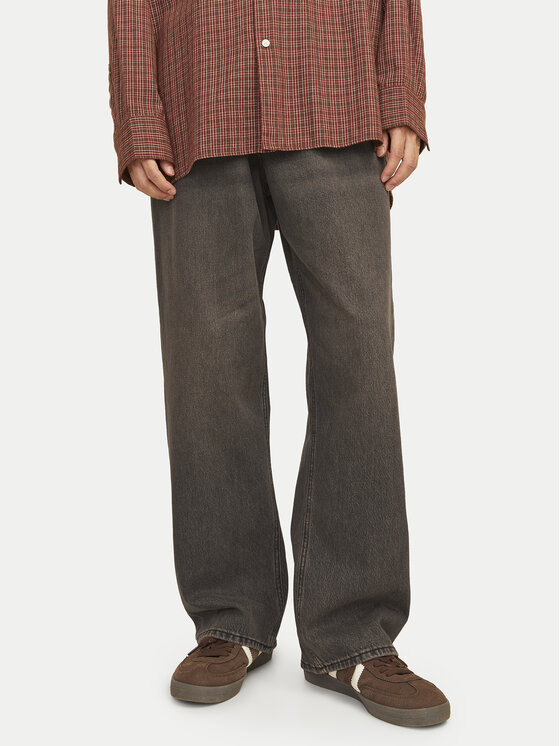Jack & Jones Jeansy Ron Original 12270068 Czarny Baggy Fit